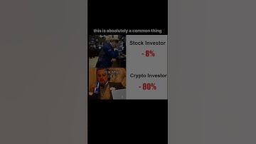 Stock VS Crypto investors 🥶💀 | Sigma Shorts | #shorts #trading #btc