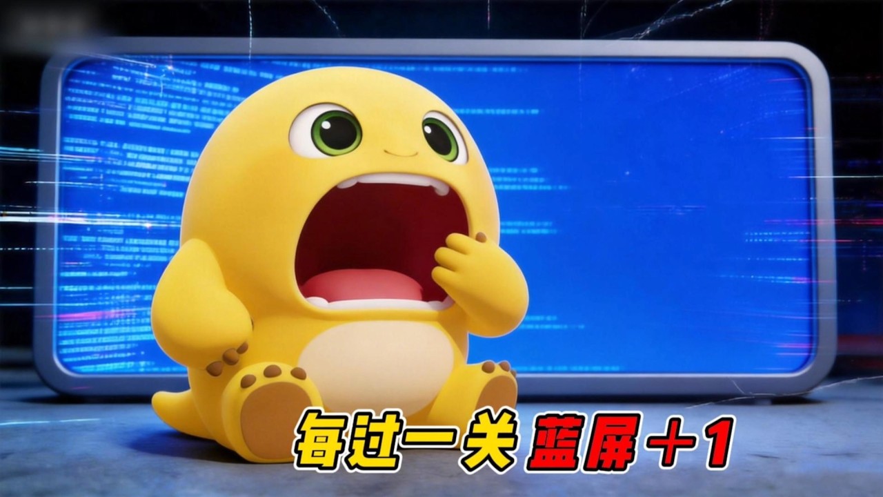 每過一關藍屏一次，玩到最後我徹底傻眼了