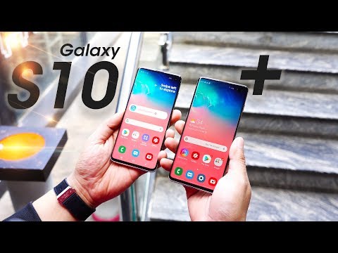 Samsung Galaxy S10 និង S10+ ការចាប់កាន់ផ្ទាល់របស់ខ្ញុំ !