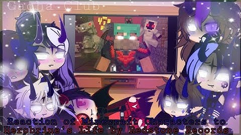 Reaction of Minecraft Characters to Herobrine