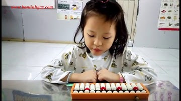 Bé Dạy Học Toán Soroban Siêu Dễ Thương, Siêu Hài Hước. #soroban