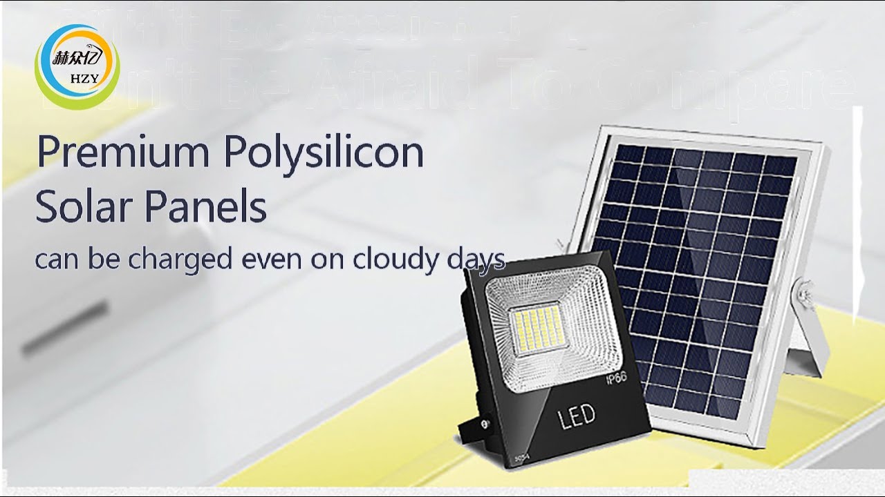 Solar flood light installation steps | Outdoor Adujustable Security flood light with solar panel