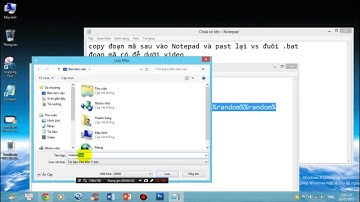 cách làm ma trận đơn giản với Notepad
