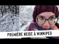 Vlog  la premire neige  winnipeg