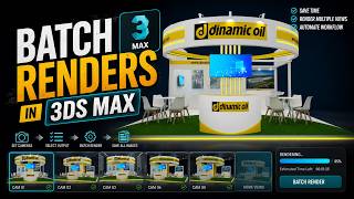 3DS MAX BATCH RENDERING #3dsmax #vray #3dscreation