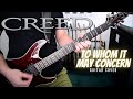 Creed - To Whom It May Concern (Guitar Cover)