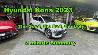 Second generation Hyundai Kona 2023 - a 2 minute summary by Cars Transport Culture 281 views 10 months ago 2 minutes, 46 seconds