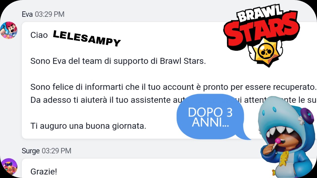 Dopo 3 ANNI...account RECUPERATO? - Brawl Stars - YouTube