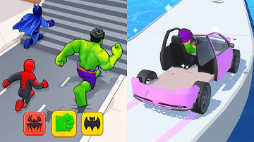 Assemble Run 3D VS Hero Transform - All Level Gameplay Android iOS Ep1