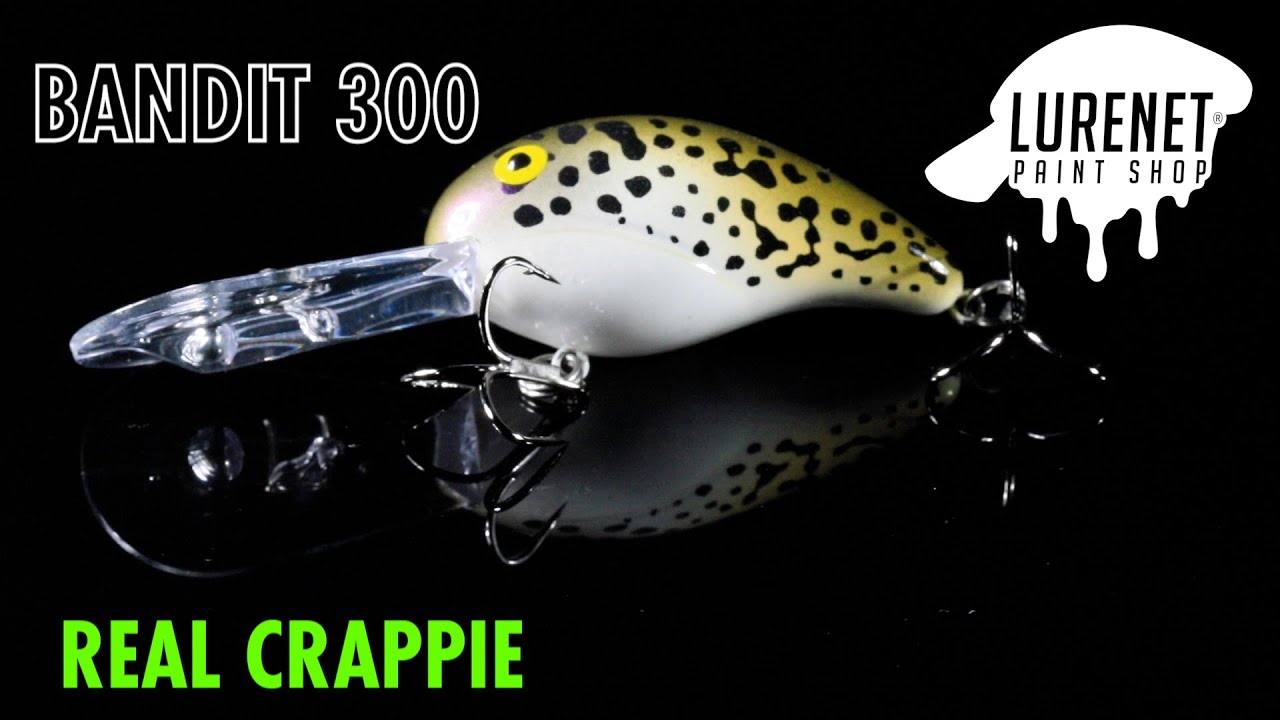 Bandit 300 Real Crappie - Lurenet Paint Shop (Custom Painted Lures
