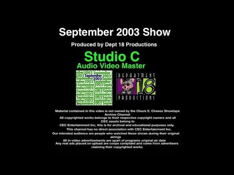 Chuck E Cheese September 2003 Show (Studio C) (No Puppets)