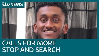 Parents of athlete stabbed to death call for more stop and search | ITV News