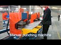 Cable tray automatic &amp; manual punching machine &amp; cover plate production machine