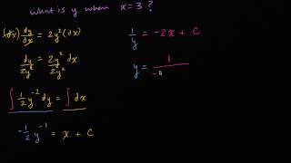 Finding particular linear solution to differential equation