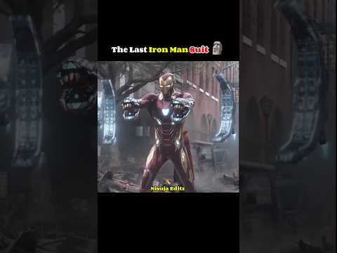 The Last Iron Man Suit 🗿 || Nisuja editz || #shorts #shortsfeed #feed #marvel #ironman #avengers