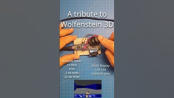 3D Maze on Arduino Nano (ray casting - like Wolfenstein 3D)