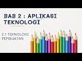 RBT Tingkatan 2 Bab 2 : Pembuatan Teknologi (2.1.1 - 2.1.3)