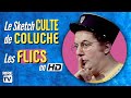 Les flics  le sketch culte de coluche  comique francais  rire tv