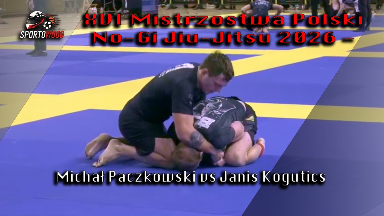 XVI Mistrzostwa Polski No Gi Jiu Jitsu 2026   Michał Paczkowski vs Janis Kogutics