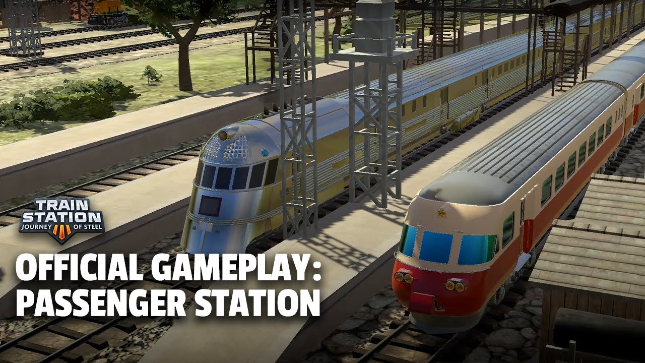 Passenger Station, Pioneer Zephyr & City Population |Gameplay | TrainStation 3: Journey of Steel