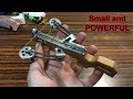 Reverse Draw Mini Compound Crossbow | MAKING (+Shooting)