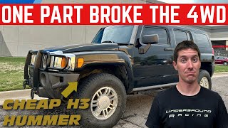 I FIXED The 4WD On My CHEAP Hummer H3 Now It&#39;s TRAIL RATED