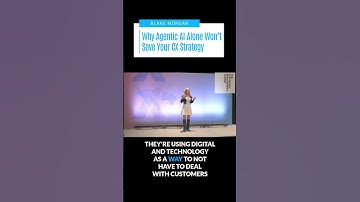 Why Agentic AI Alone Won’t Save Your CX Strategy | Blake Morgan #shorts #ai