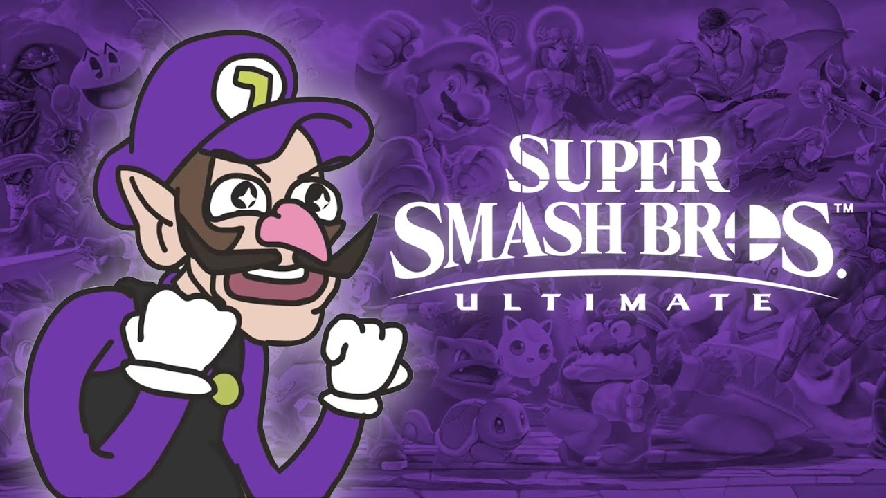 Waluigi For Super Smash Bros Ultimate Dlc Smash Bros Animation Youtube