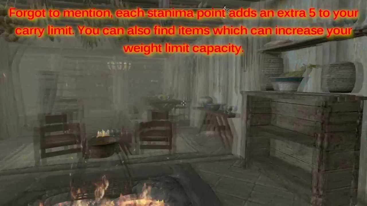 skyrim increase carry weight console