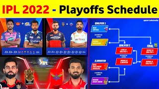 IPL 2022 Playoffs Schedule - IPL 2022 Playoffs Team || IPL Playoffs Schedule, Time Table 2022