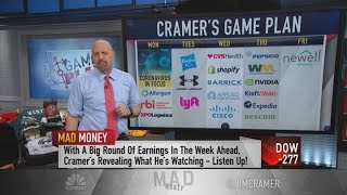 Jim Cramer previews the week ahead of earnings reports from Allergan, Lyft, Nvidia and more