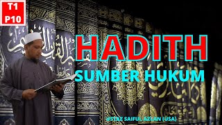 HADITH SUMBER HUKUM   |   PEMNDIDIKAN ISLAM TINGKATAN 1 KSSM   |   PELAJARAN 10