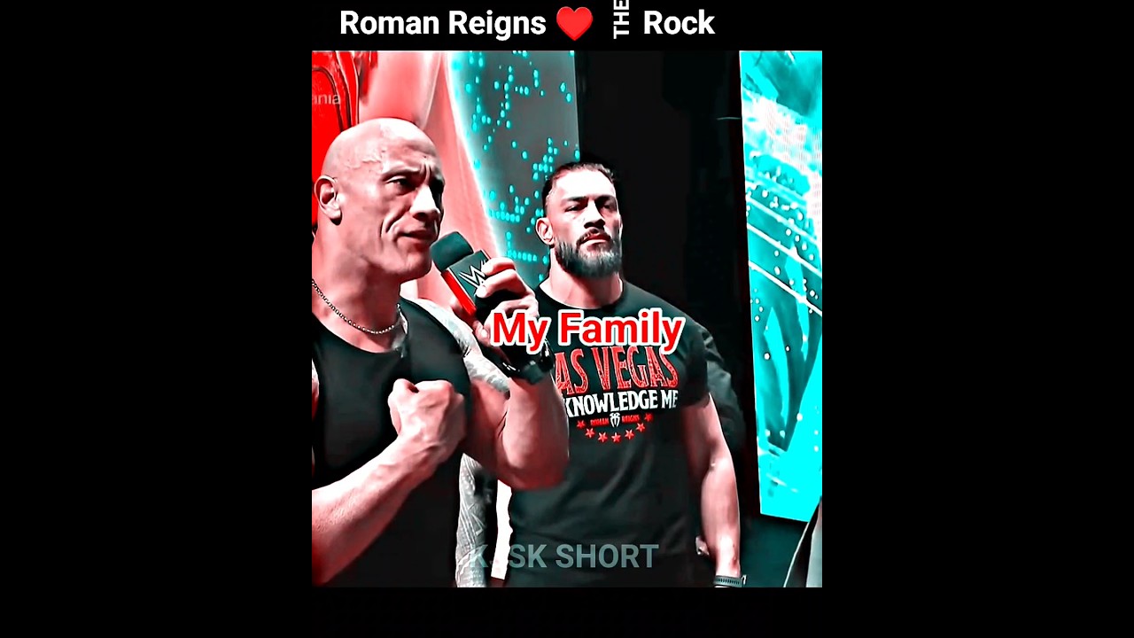Roman Reigns  The Rock His BloodMy Blood   shorts  viral  whatsappstatus