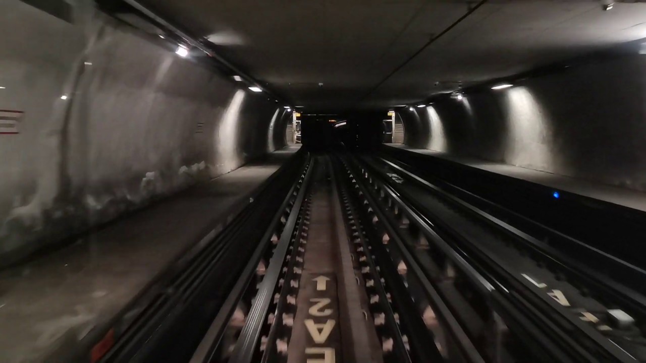 [Metro Cab Ride] Ligne D du métro de Lyon / Gare de Vaise ➡ Gare de Vénissieux