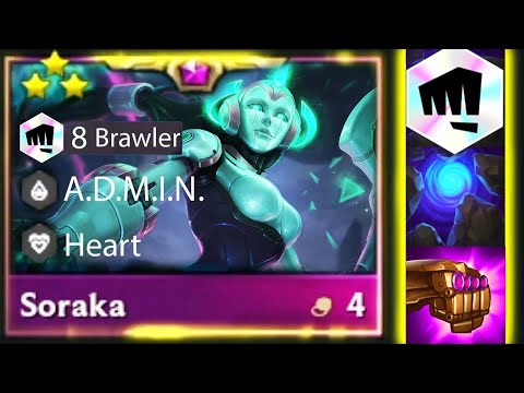 Video 8 Brawler ⭐⭐⭐Soraka 7K HP CARRY | TFT Set 8 - youtube