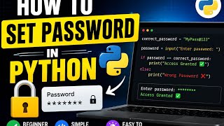 How to Set a Password in Python Using While Loop #python #pythontutorial #pythontamil