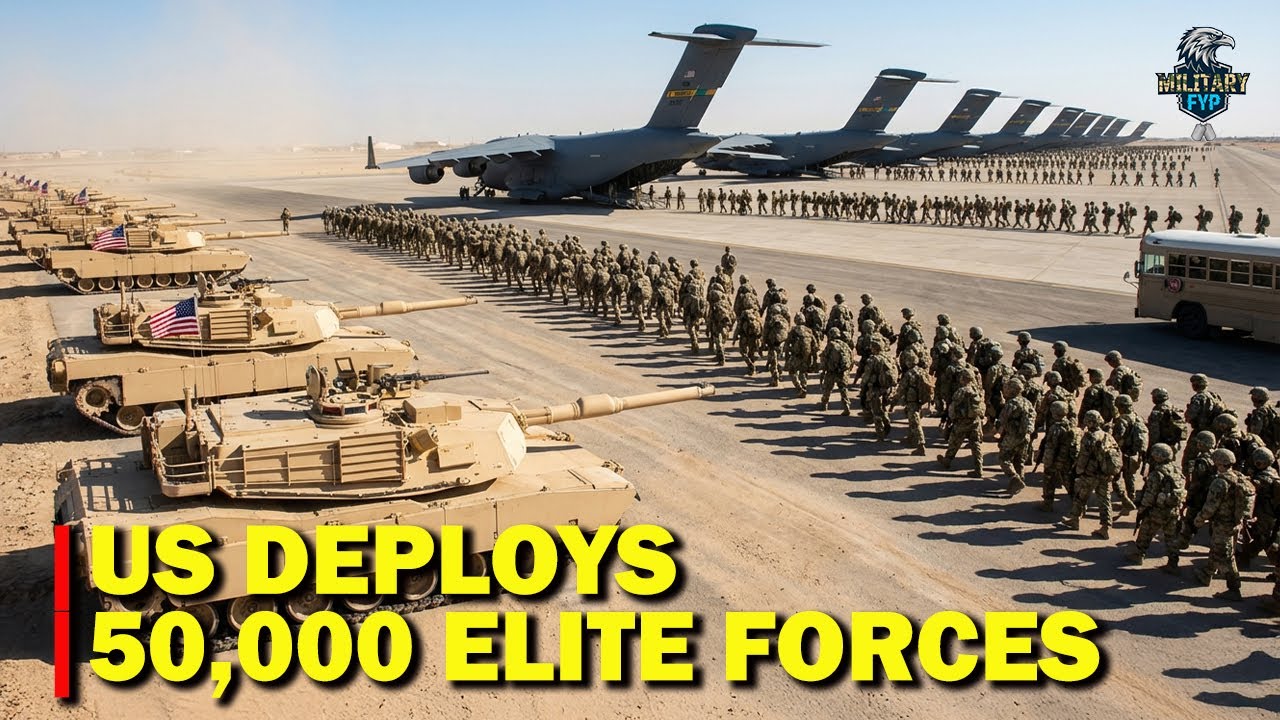 IRAN WARNING : United States Deploys 50,000 Elite Military Personnel to the Middle East Region