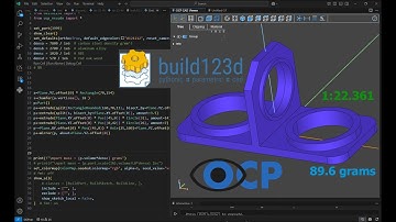 build123d (algebra mode) TooTallToby 25-07-09 Speedmodeling in 1:22.361