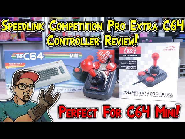 C64 Mini Is Great With A Quality Controller! SpeedLink Anniversary Edition Competition  Pro Extra! - YouTube