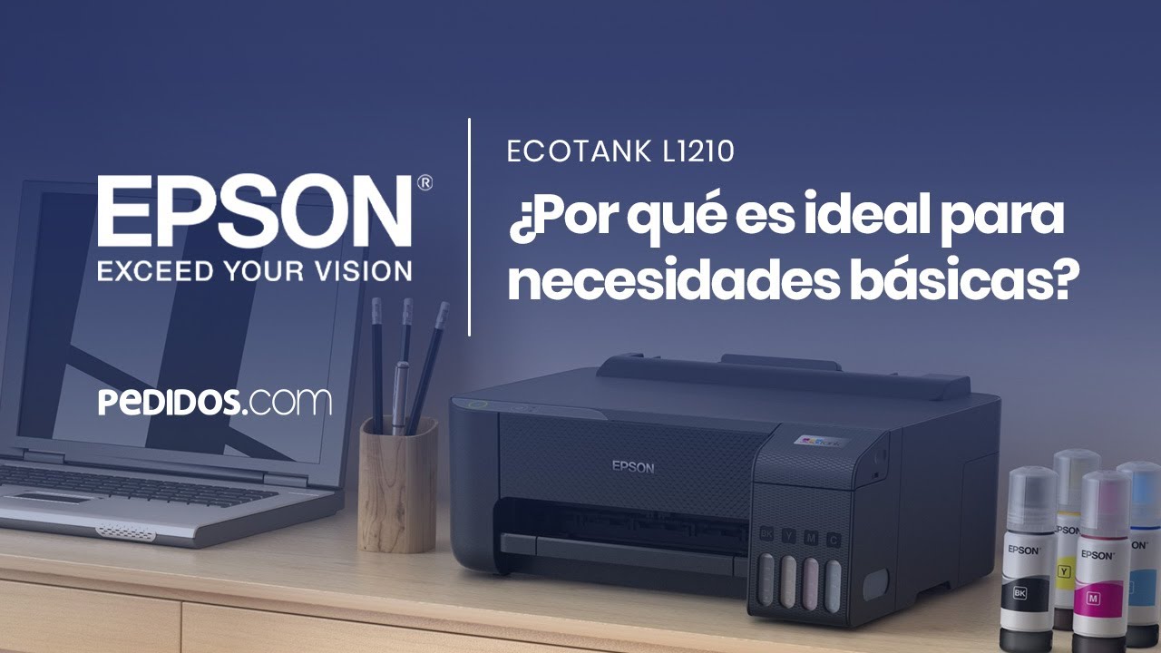 EPSON EcoTank L1210: ¿Por qué es ideal para las necesidades básicas? -  YouTube