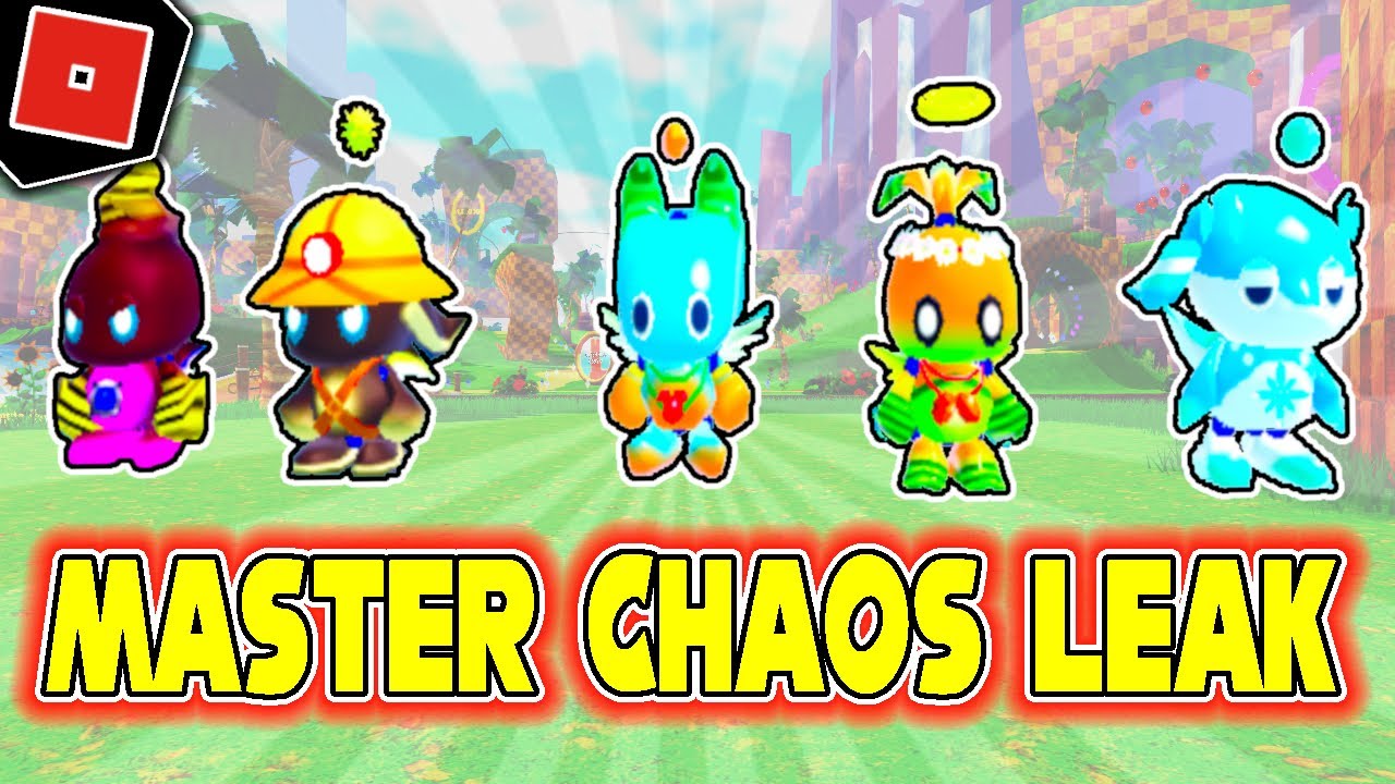 ROBLOX *NEW* 5 MASTER CHAOS SKIN LEAKS! (SONIC SPEED SIMULATOR) 