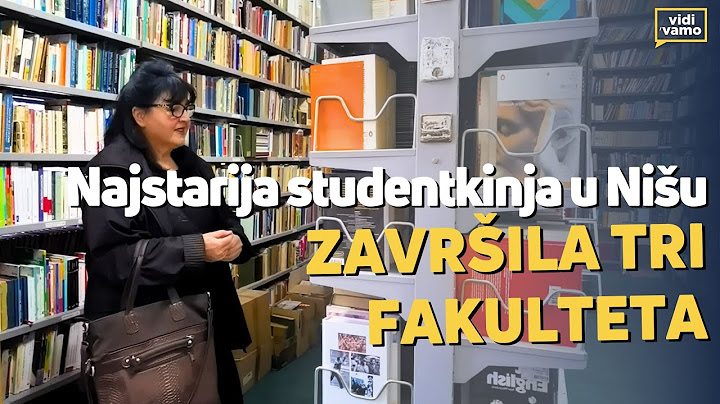 Najstarija studentkinja u Nišu završila tri fakulteta