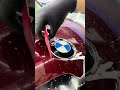 Paint Protection Film Installation Around BMW Logo | Precision PPF Detail Work