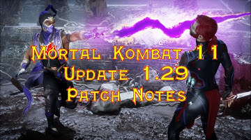 Mortal Kombat 11 Update Patch Notes 1.29 April 19th 2022