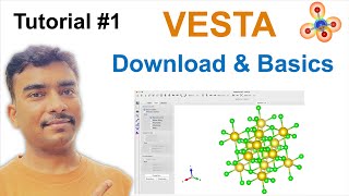 Hw to download VESTA software and CIF file #Tutorial 1 screenshot 5