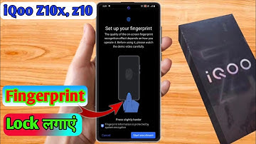 how to set display fingerprint lock in iqoo z10x, iqoo z10x fingerprint lock