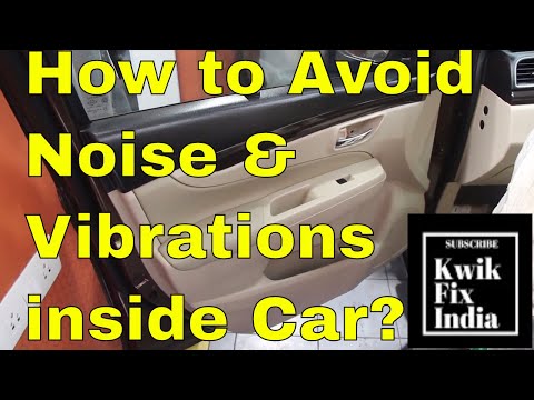 How to Avoid Road Noise & Vibrations coming into the Car?  Acoustic Solutions for Car!