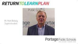 Portage Public Schools Return to Learn Plan for the 2020-2021 School Year