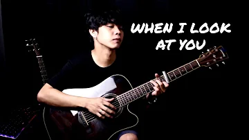 WHEN I LOOK AT YOU (TIKTOK CHALLENGE) | MILEY CYRUS | INSTRUMENTAL FINGERSTYLE GUITAR COVER w/CHORDS