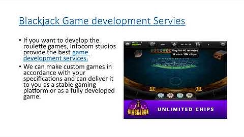 Blackjack game development